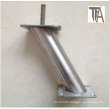 Stainless Steel Material Chrome Plated Sofa Leg with Foot